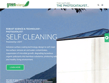 Tablet Screenshot of greenmillennium.com